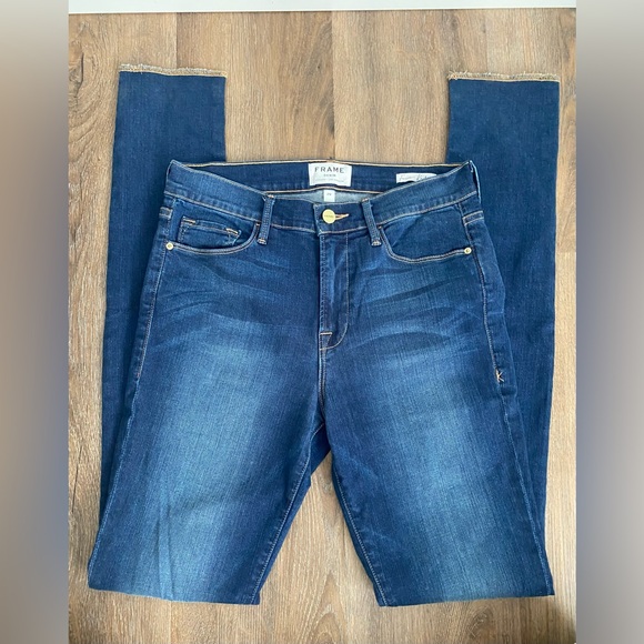 ☘️Frame Forever Karlie dark wash jeans, size 29 - Picture 1 of 13